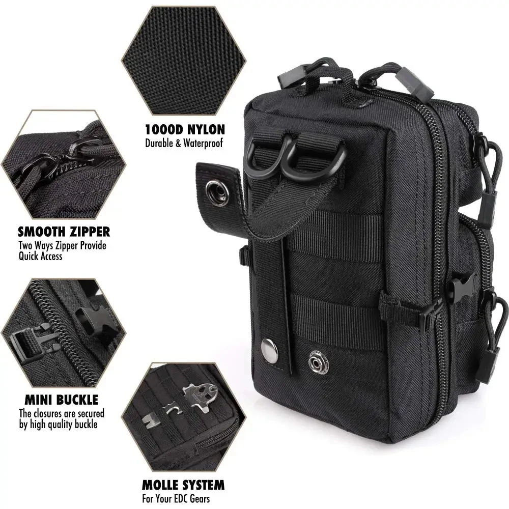 Tas Kecil Serbaguna Mini Molle - Outdoor Hunting Gear Storage ulasan dan harga