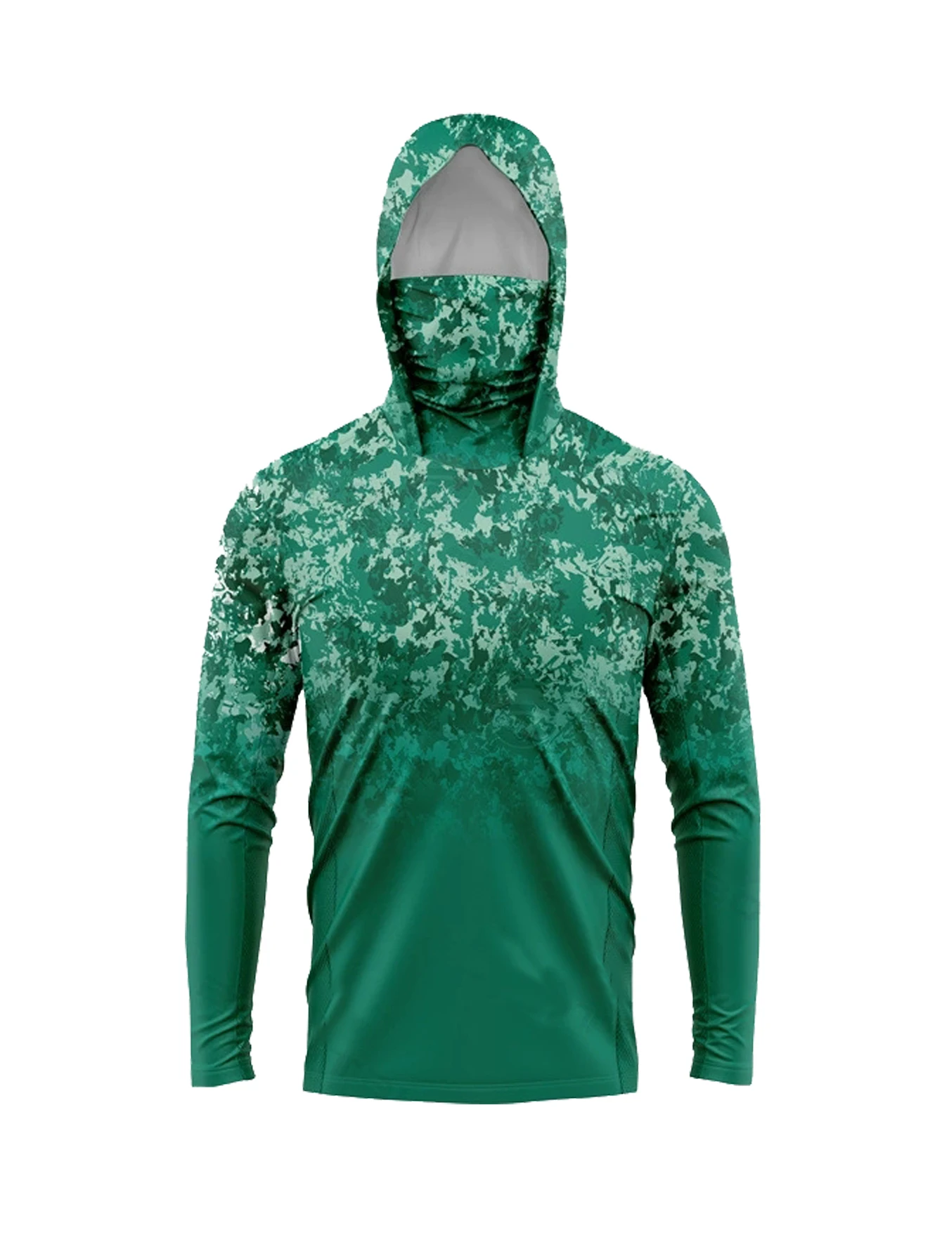 Hoodie Pria Anti-UV UPF50+ unt - Outdoor Hunting Prints ulasan dan harga